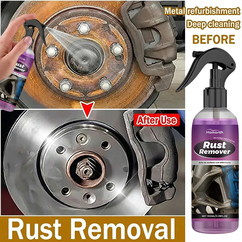 Automotive Rust Eliminator - Multi-Function Rust Removal - With Surface Protection for Car Brake Pads Iron Metal Surfaces