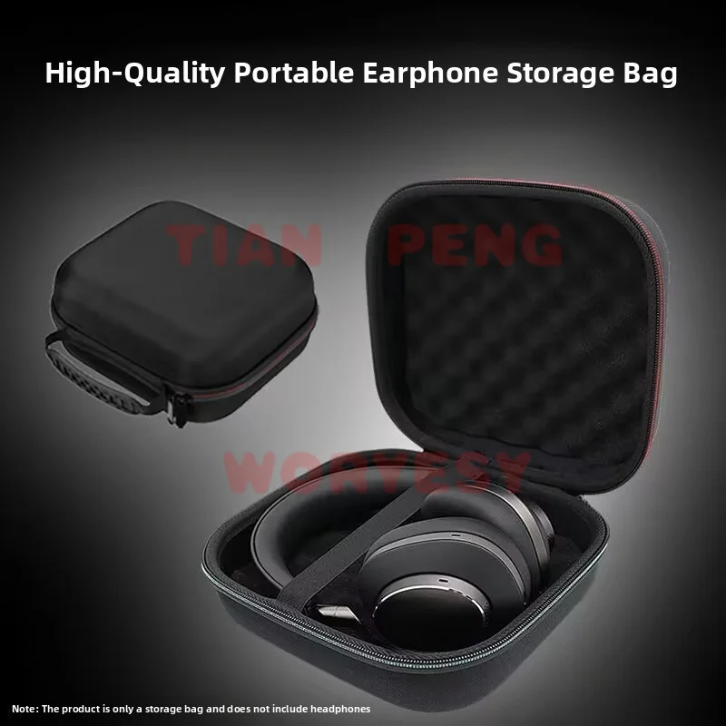 WYORESY premium grade storage case for Bowers & Wilkins PX8/PX8S2 Headset adopts thick dense anti aging protective fabric