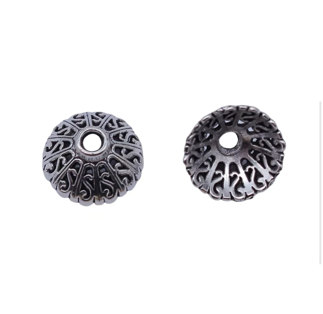 

30pcs 14x14x6.3mm Zinc alloy metal tibetan silver,antiqued bronze plated bead caps T1247 for jewelry making