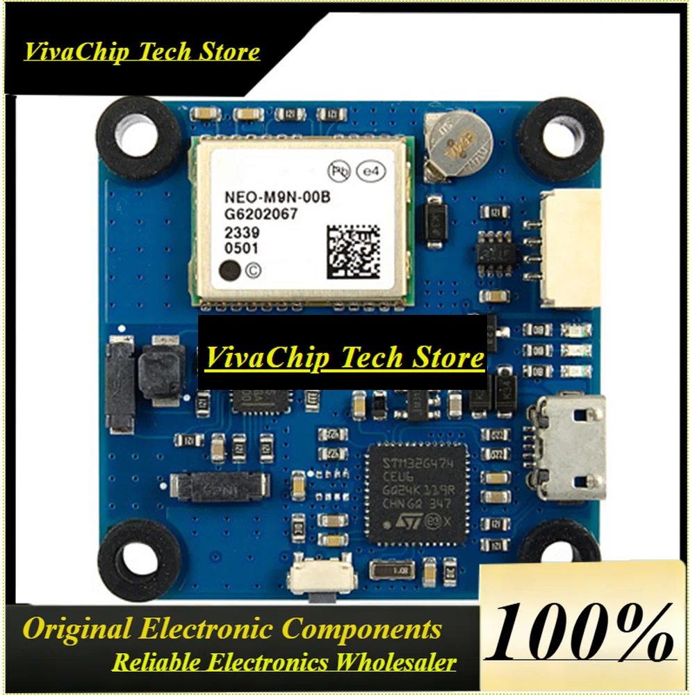 VivaMATEKSYS M9N-G4-3100 AP_Periph G474 CAN Node, NEO-M9N GNSS Module, RM3100, DroneCAN Protocol & UART_MSP For RC FPV Parts