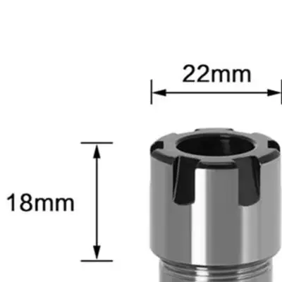 Bit Extension Rod Shank Diameter 4inch 6.35mm Router Bit Extension Spring Collet Mechanism Carbon Steel Construction