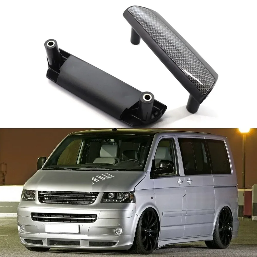 1 pair Car Interior Door Handle Cover Left Front Right For VW Transporter T5 Multivan 2010 2011 2012 2013 2014 2015