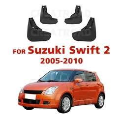 For Suzuki Swift 2 2005 2006 2007 2008 2009 2010 Mudflaps Splash Guards Mud Flap Mudguards Fender  Car Mud Flaps