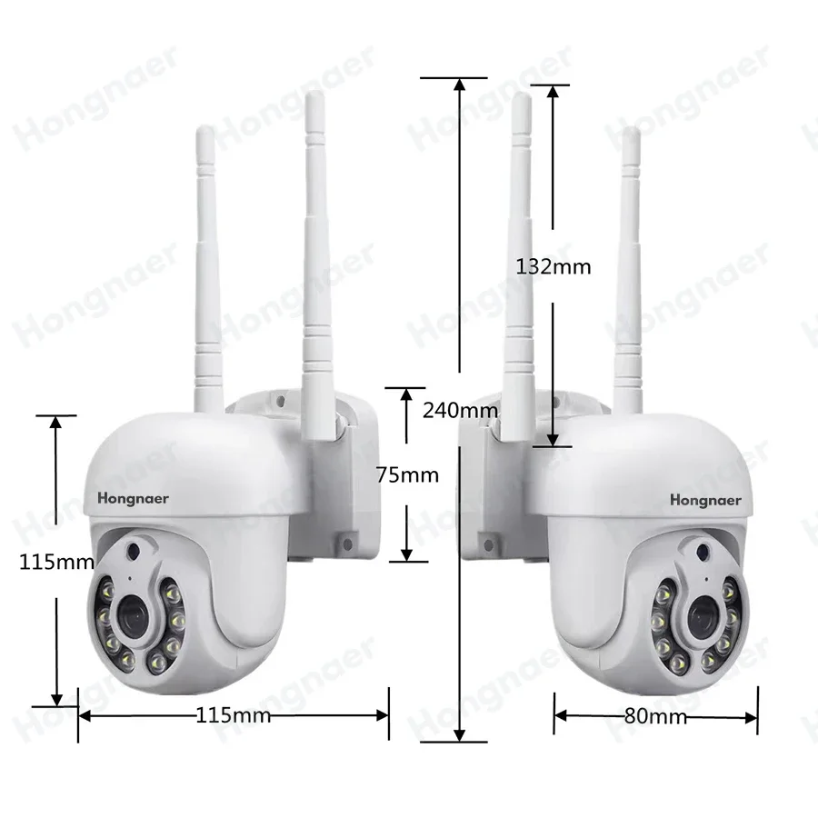 3MP HD 4CH 8CH WIFI Беспроводная система видеонаблюдения Двусторонняя аудио WIFI PTZ-камера NVR Комплект наблюдения