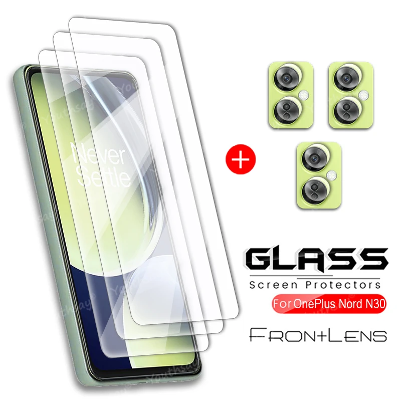 

For Oneplus Nord N30 Glass Oneplus Nord N30 Tempered Glass Screen Camera Protector Flim Oneplus Nord N30 CE 3 Lite 2T N200 Glass