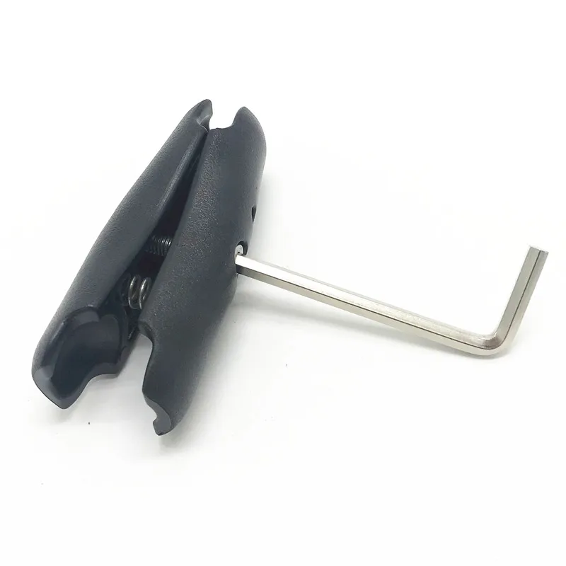 도난 방지 유형 65mm 95mm 더블 소켓 암, gopro 사진 확장 암 커넥터 용 1 인치 볼베이스 용