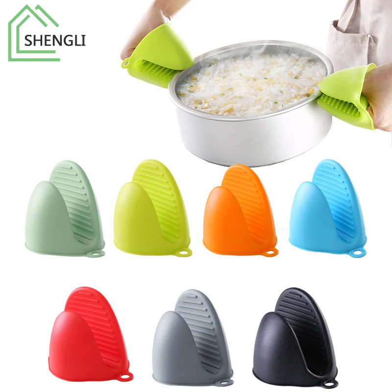 

1Pc Silicone Heat Resistant Pinch Mitts Anti Scalding Non Slip Oven Mitts Cooking Pinch Grips