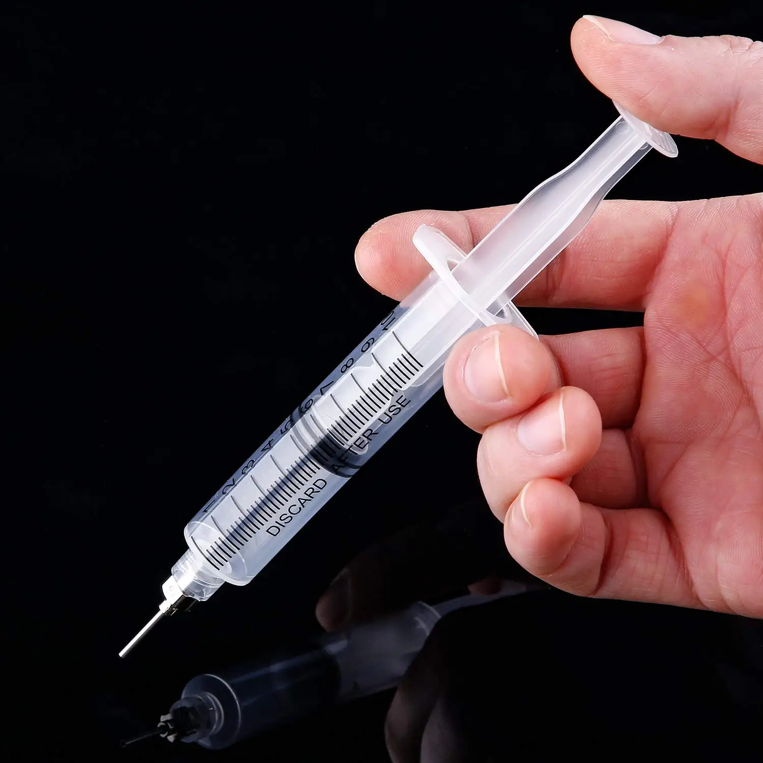 100 ชิ้น 10 มิลลิลิตรล็อคลูเออร์ปลอดเชื้อเข็มฉีดยาบรรจุแยกกันเครื่องมือสำหรับวัดธาตุอาหารไฮโดรโปนิกส์, ใช้ในห้องปฏิบัติการ