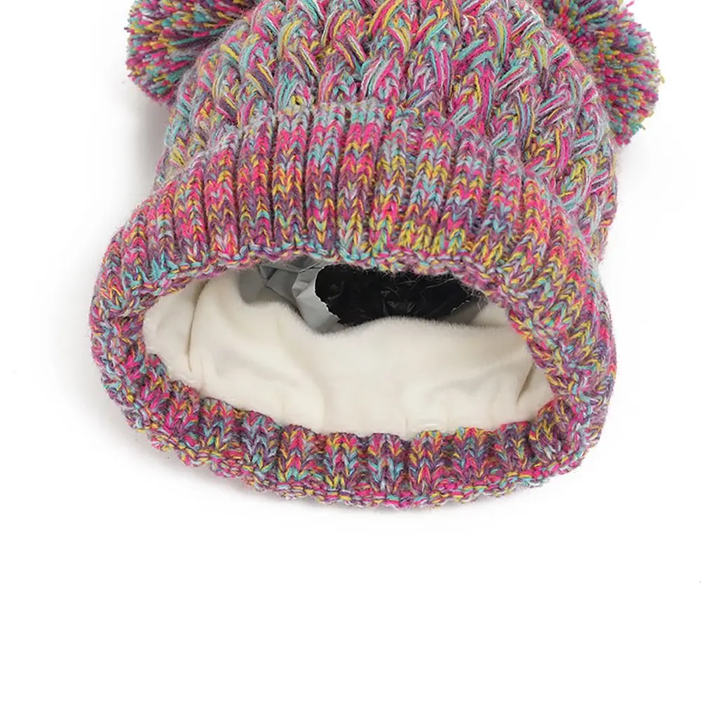 Ensemble bonnet et écharpe pour enfants, optique enfantine, bonnet coupe-vent, couverture à capuche, écharpe chaude pour bébé, gants pour enfants,