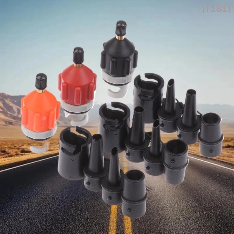 [E] Air Valve Adaptor For SUP Board Inflatable Pump Adapter Paddle Boat Kayak Air Valve Pump Tire Air Connector Combo Kit