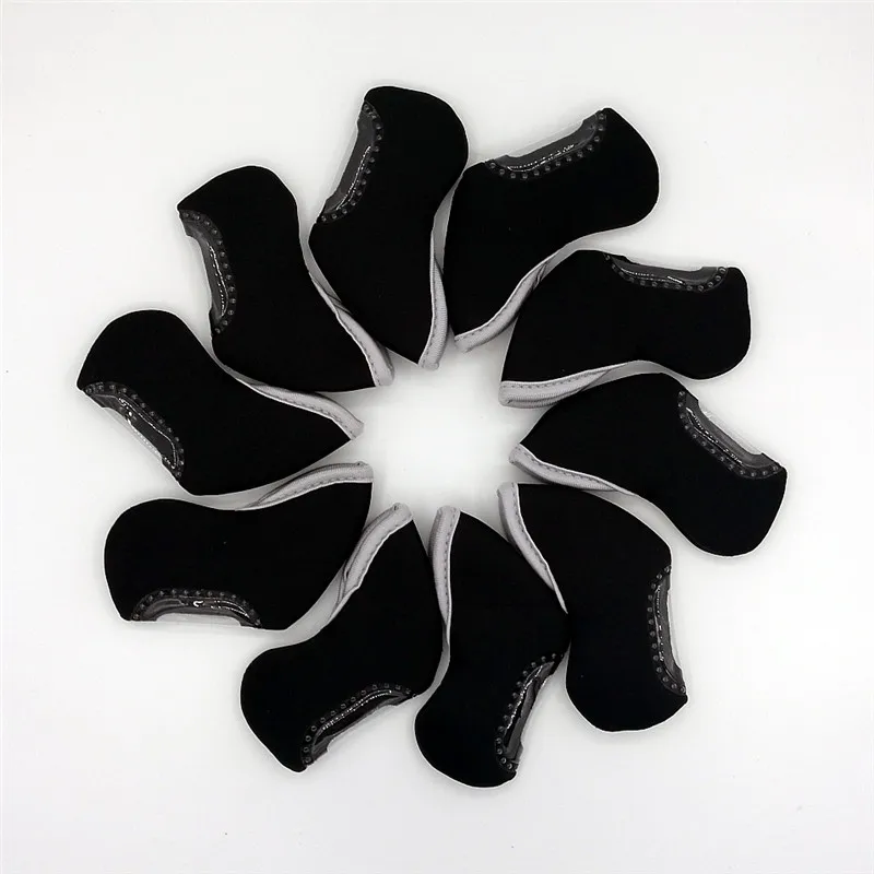 Clear Out Inventory 10PCS Black Golf Iron Head Covers With Window Golf Club Headcovers For Man Women