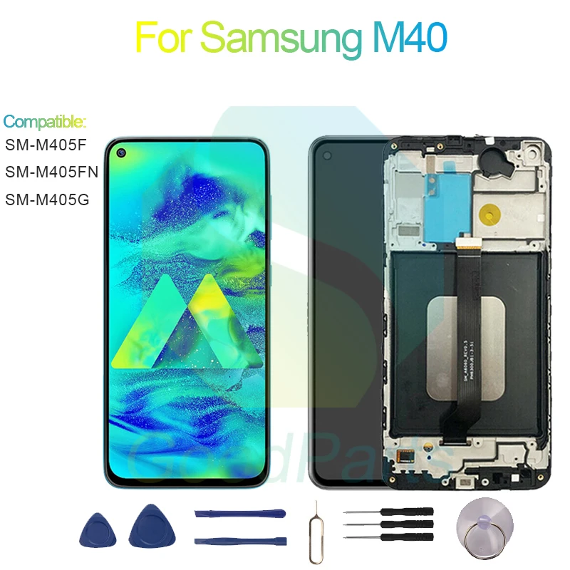 

For Samsung M40 Screen Display Replacement 2340*1080 SM-M405F, SM-M405FN, SM-M405G M40 LCD Touch Digitizer Assembly