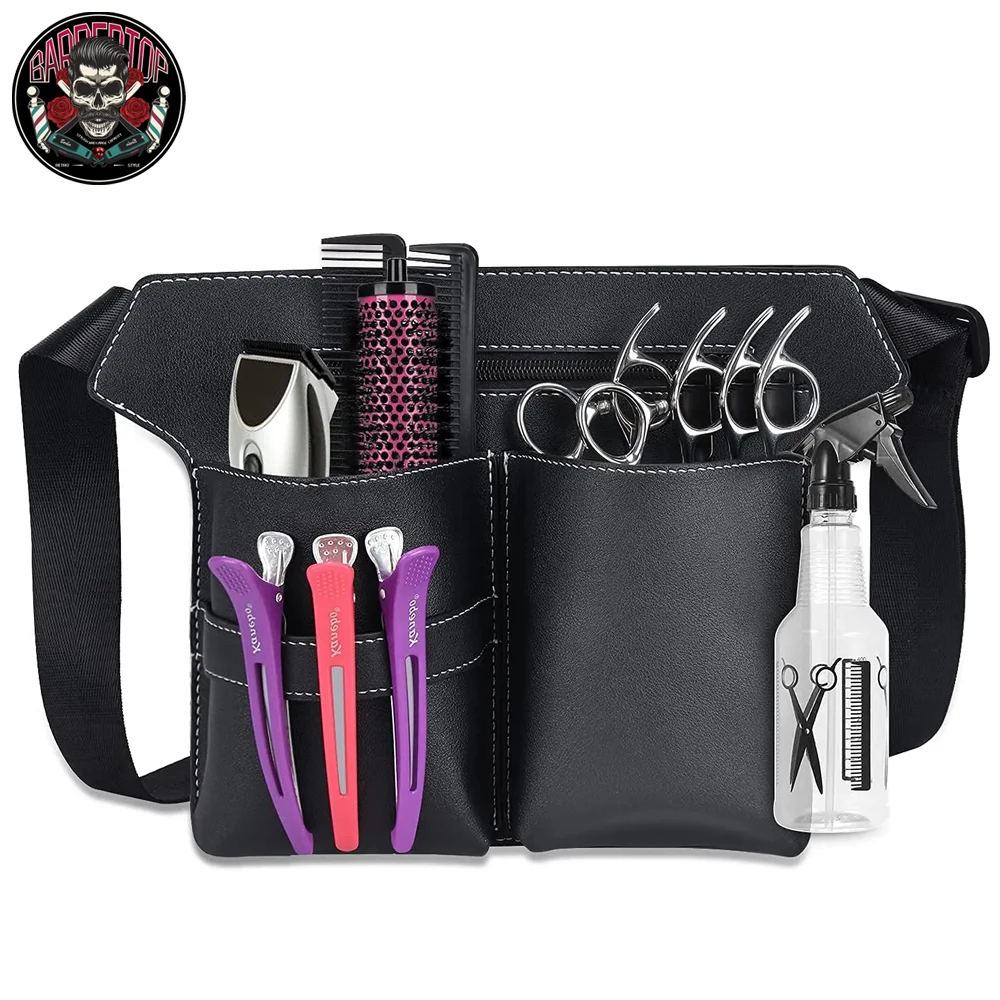 

Salon Waist Pack Belt Tool Bag ElectricTrimmer Hair Scissor Bag Clips Comb Case Hairdresser Professional Barber Tool Accessories