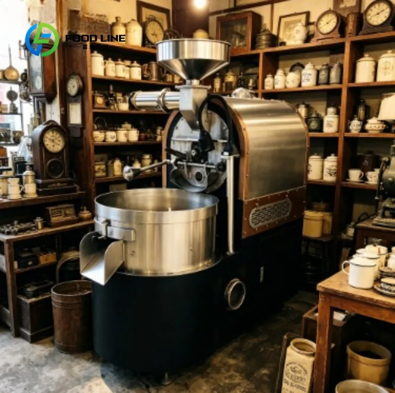 Commercial Coffee Bean Roaster Machine, Viewing Window and Timer Dial, Coffee Roasting Equipment for  Coffee Bean Roasting