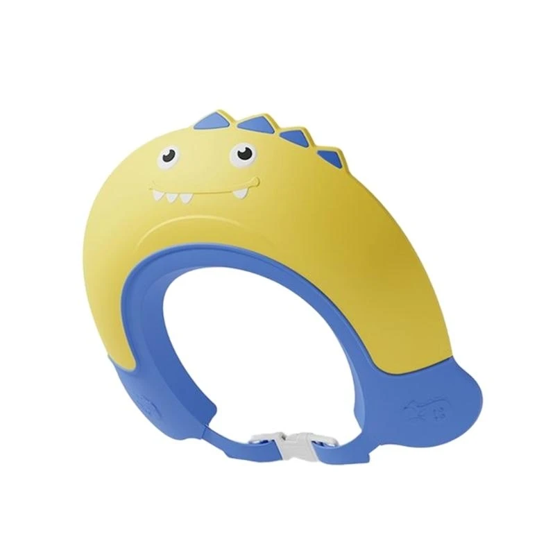 

Cartoon Baby Shower Caps for Kids Infants Bathing Hat Comfortable Bath Hat Protect Eyes and Ears for 0-12M Newborns G2TD