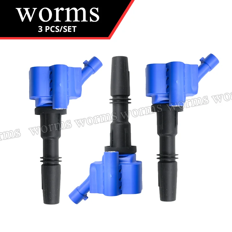 

Worms High Performance Ignition Coil 3PCS Set Upgrade For Fiat 500 500C Panda Lancia Ypsilion 1.0 Mild Hybrid 55267998