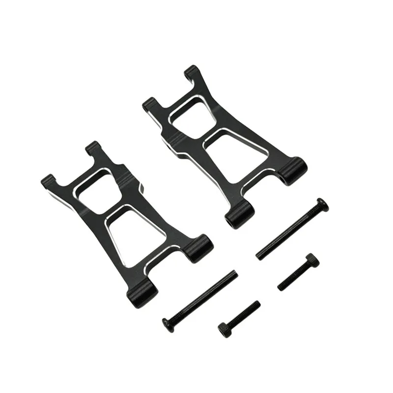 Piezas de brazo inferior trasero de repuesto para coche teledirigido, mejora de Metal, aptas para coche de Control remoto MJX 1/14 14211