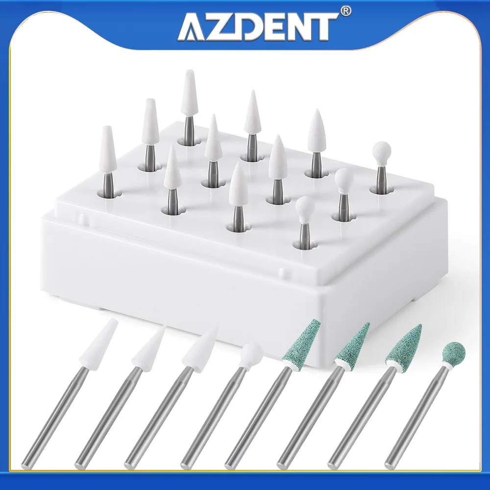 

12Pcs/Pack Dental Aluminum Oxide Abrasive FG (Friction Grip) 1.6mm Stone Polisher FG Burs for Polishing