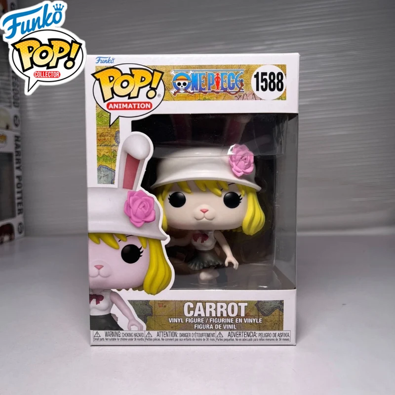 

Funko POP Original One Piece Carrot #1588 Anime Action Figure Toys for Boys Girls Gift Collectible Model Ornaments