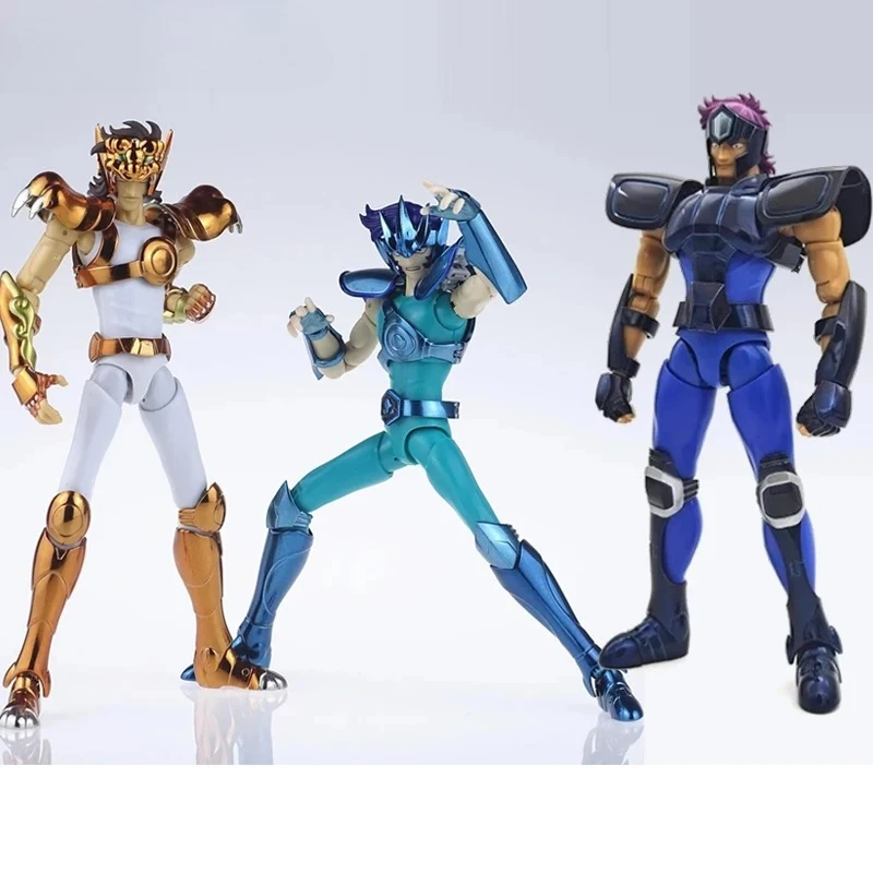 

JM.MST Saint Seiya Myth Cloth EX Bear Geki Xi Wolf/Lupus Nachi Lionet Ban Bronze Knights of the Zodiac Action Figure Model
