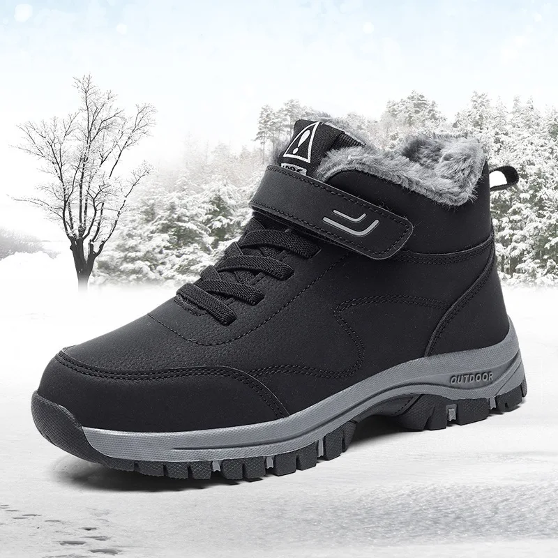 

Men Top Quality Casual Snow Boots Waterproof Warm Winter Men Shoes Non-slip Comfort Casual Men'S Boots Soft Sole Men'S Sneakers