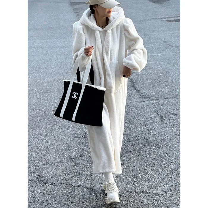 السيدات شيك الكورية Sle طويل الدكتور مع غطاء محرك السيارة معطف فروي دافئ الخريف الشتاء وصول جديد فتاة كسول Sle تخفيض العمر