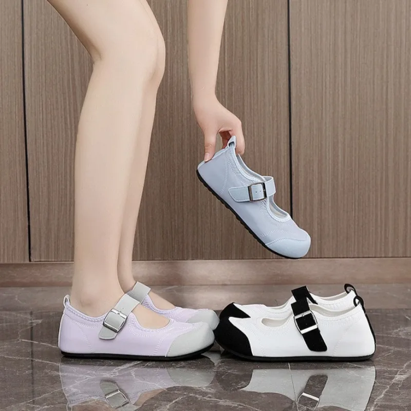 

New Women Shoes Comfortable Flats Designer Shallow Mouth Casual Shoes Loafers Mary Jane Shoe Fashion Lady Shoes Zapatos De Mujer