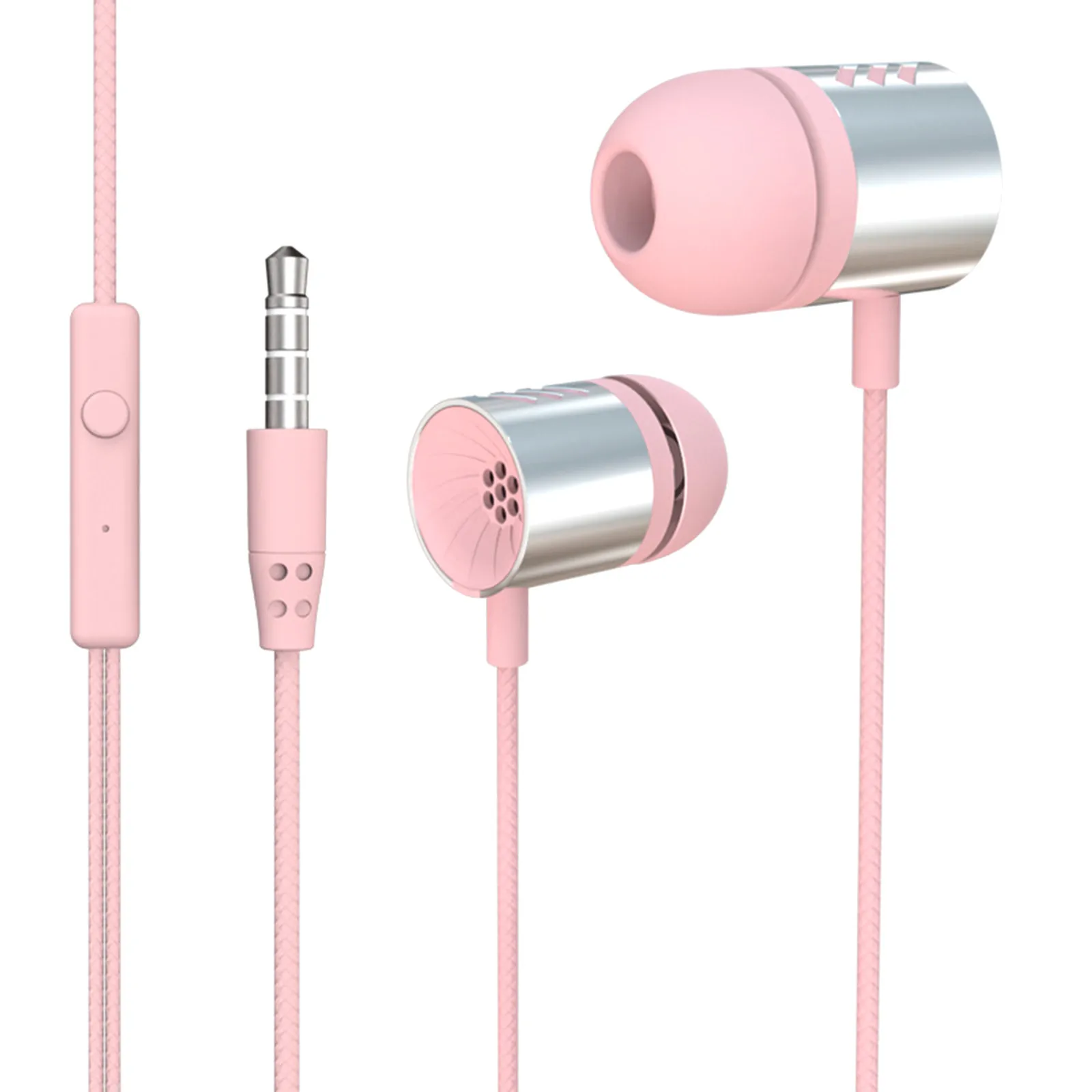 Wired Headphones With Mic Earphones In Ear Headphones With Microphone 3.5mm Wired Earbuds For Ios And GüMrüKsüZ Vergisiz üRüNler