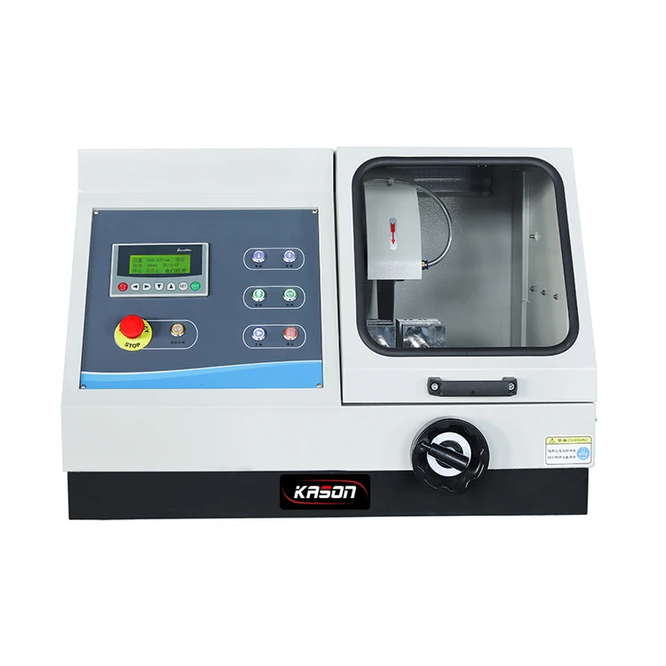 HST-Q80Z Lab Grade 80mm Metallographic Automatic Cutting Machine 2100rpm Manual & Auto Modes 1 Year Warranty Testing Equipment