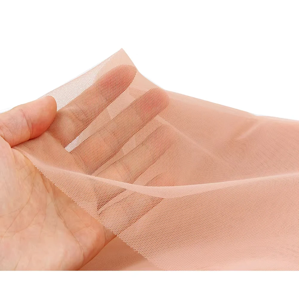 1 Yard Transparent Lace Net Material for Wigs Making & Repair Wig Caps Closures and Frontals Foundation Wig Accessories