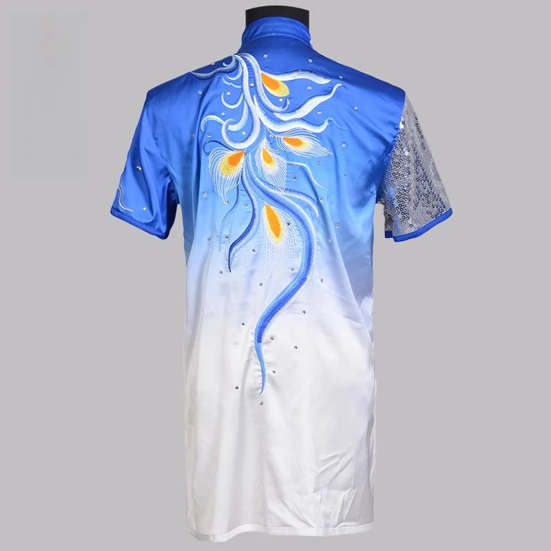 Custom Martial Arts Uniform Kung Fu Suit with Dragon Embroidery Southern Fist Long Fist Reinforced for KungFu Forms Competition
