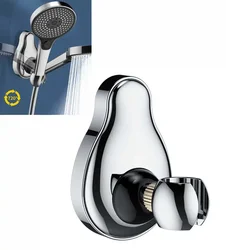 New Suction Cup Shower Holder Adjustable Shower Head Holder Nozzle Handheld Holder Punch-Free 720° Angle Rotation Shower Bracket