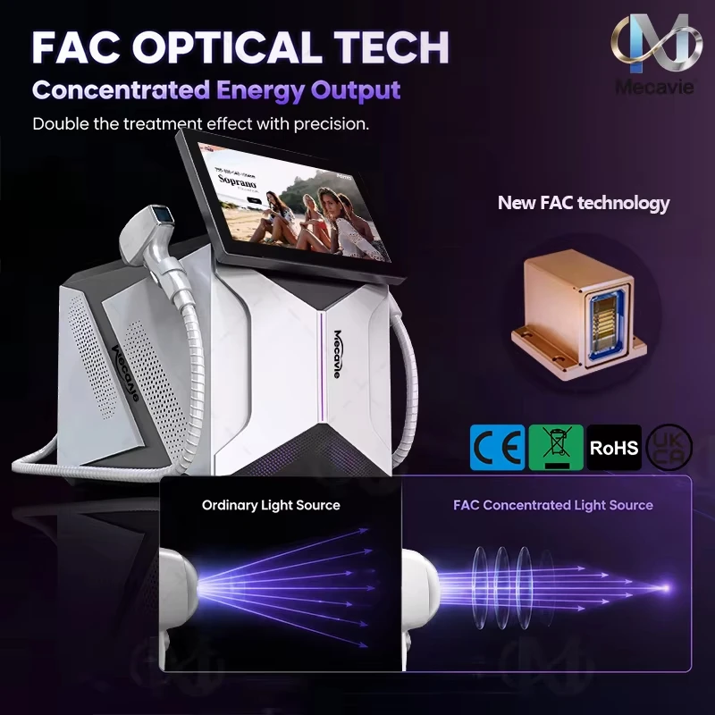 Desktop 2 In 1 Diode Laser Hair Removal Picosecond Laser Machine Skin Whitening Spot Tattoo Removal Commercial Beauty Instrument