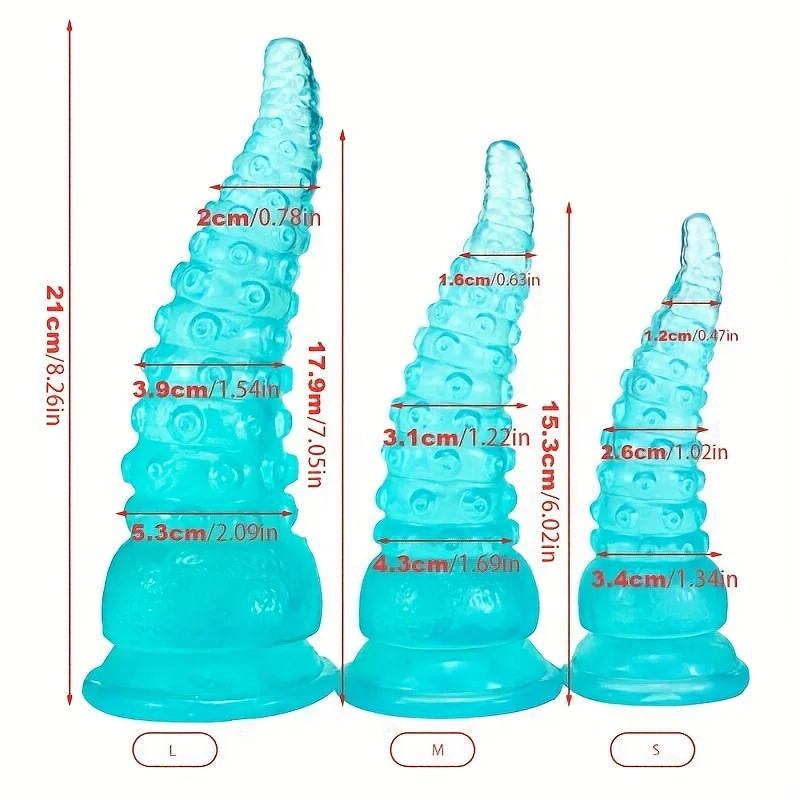 Adult Supplies Sex Toy high-quality Soft Pvc Octopus Tentacle Butt Plug Dildo Creative Shape Anal Plug With Powerful Suction Cup