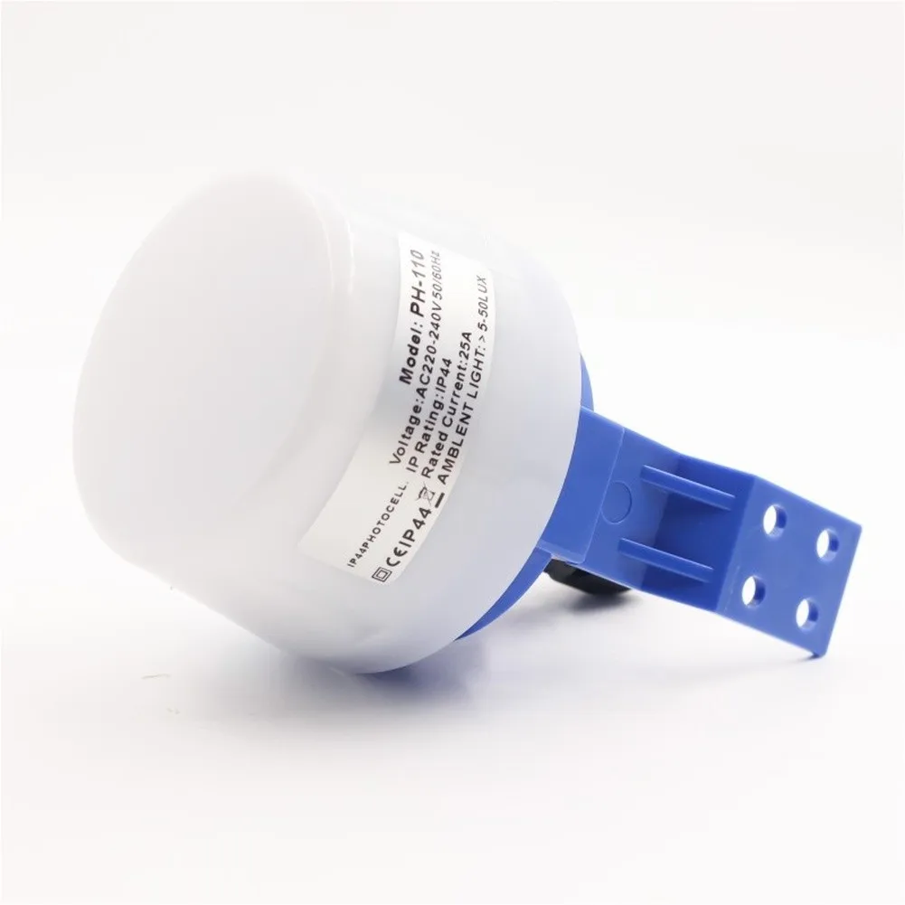 For Night Time Safety Photocell Switch Street Lamp Sensor Automatic Light Switch 10A Rated Current 3000W Load Capacity