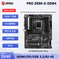 MSI PRO Z690-A DDR4 LGA 1700 ATX Motherboard Z690 Support 12th Gen CPU I5-13600KF I7-13700KF I9-13900KF 4xDDR4(OC) M.2 SATA III