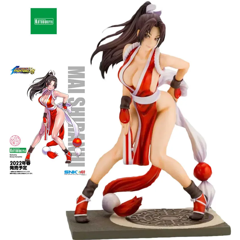 

In Stock Original Kotobukiya BISHOUJO STATUE SNK Shiranui Mai THE KING OF FIGHTERS '98 DREAM MATCH NEVER ENDS Action Model Toys