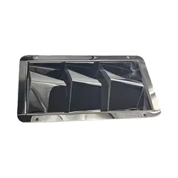 Stainless Steel Louvered Vent Polished Finish Flush Mount Air Vent Grill Cover for Kayaks Boats Ships Yachts Caravans