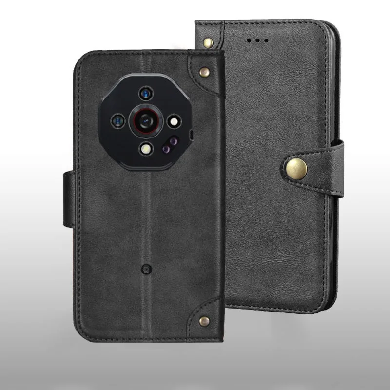 For Ulefone Armor X32 Pro Case Leather Retro Metal Buckle Case Cover Conque Phone Accessories For Ulefone Armor X32 Pro