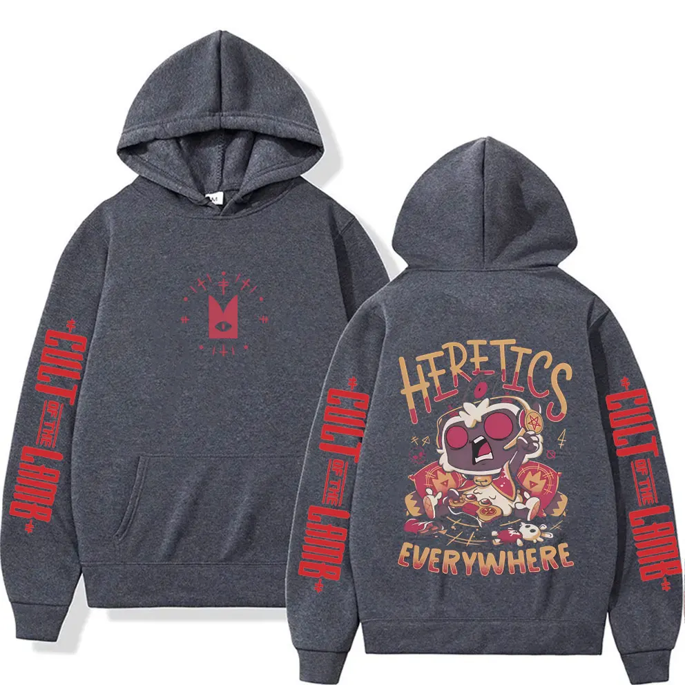 Hot Sale Game Cult of The Lamb Graphic Hoodie Fans Gift Men Women Casual Hooded Sweatshirt Male Cute Oversized Pullover Hoodies view 2