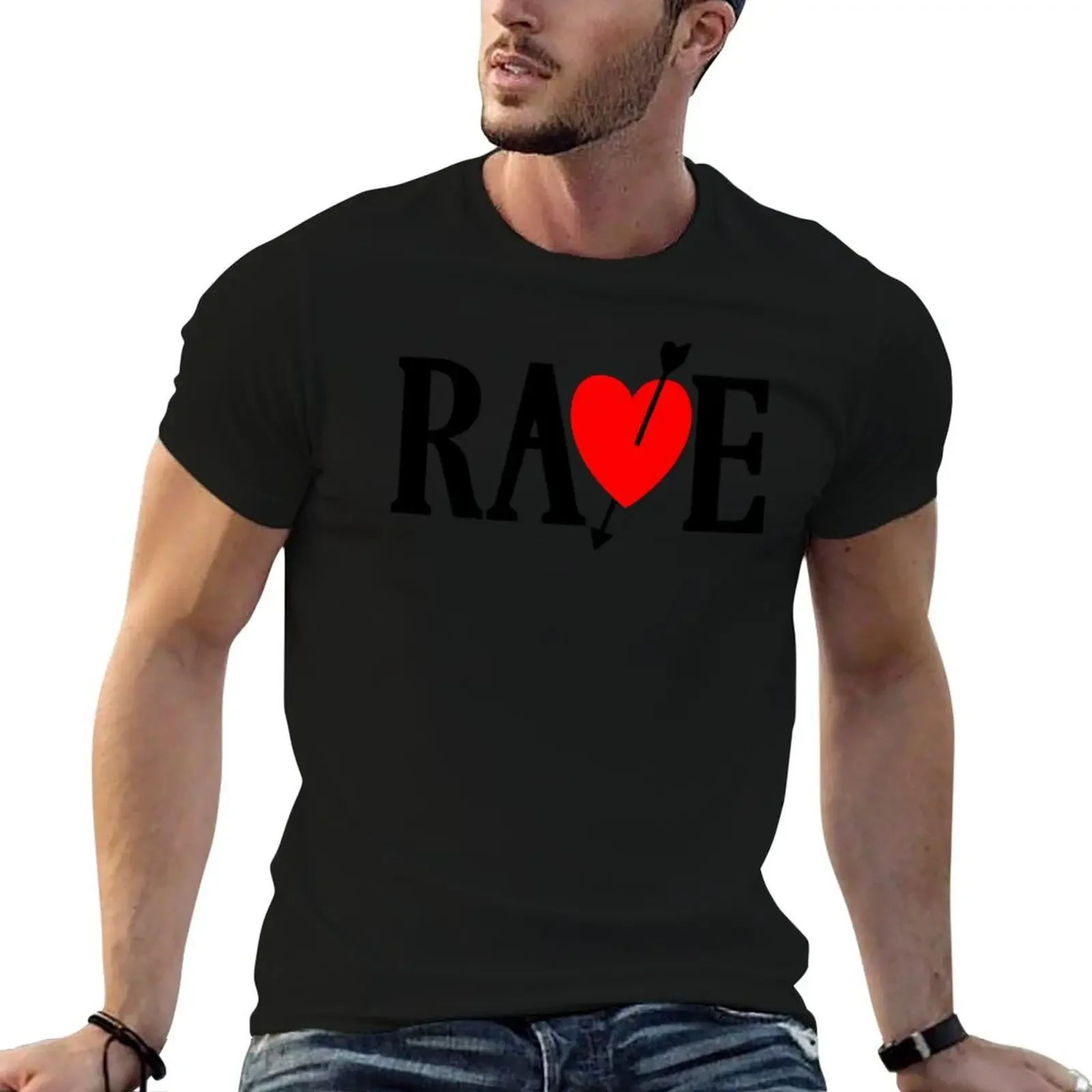 

RAVE T-Shirt new edition sports fans anime tshirt mens graphic t-shirts anime