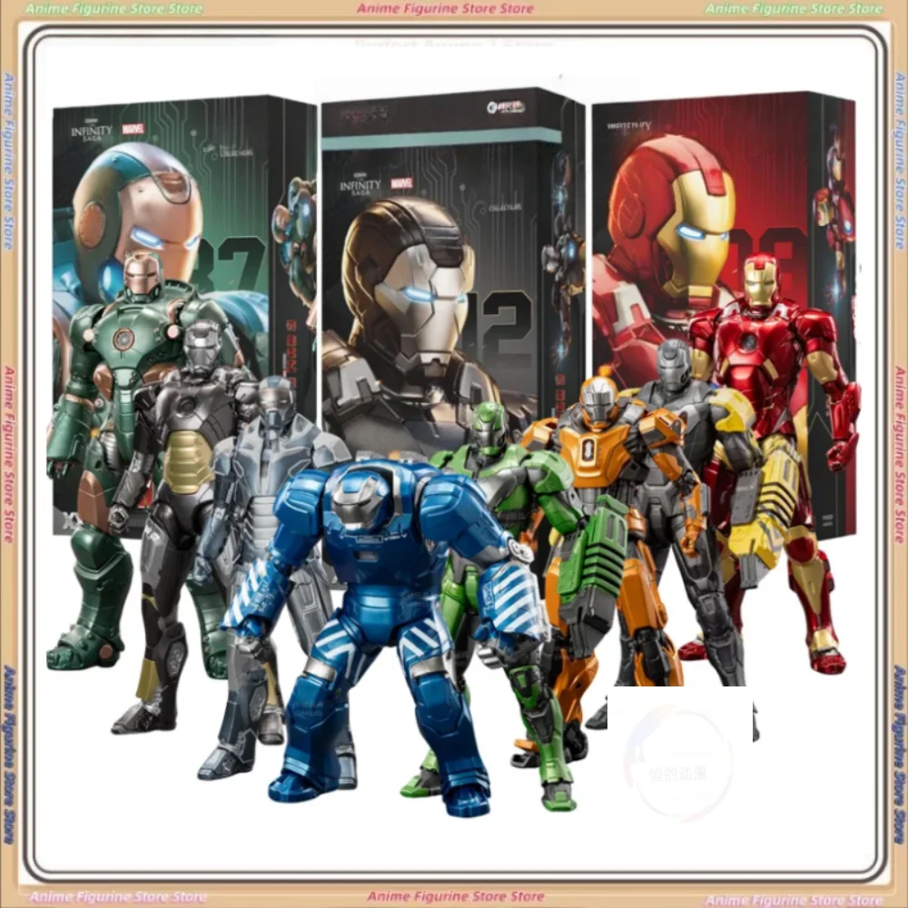 

ZD Toys Iron Man Action Figure Mark 35 Red Snapper Iron Man MK 24 MK 22 MK 47 Tony Stark Ironman Figure Action Collect Toy Gift