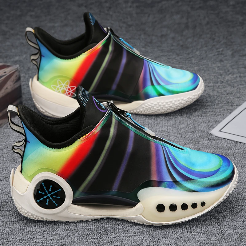 2025 New Men's Zip Basketball Sneakers Ultra Light Outdoor Children's Women's Basketball Sneakers Anti-slip Walking Shoes