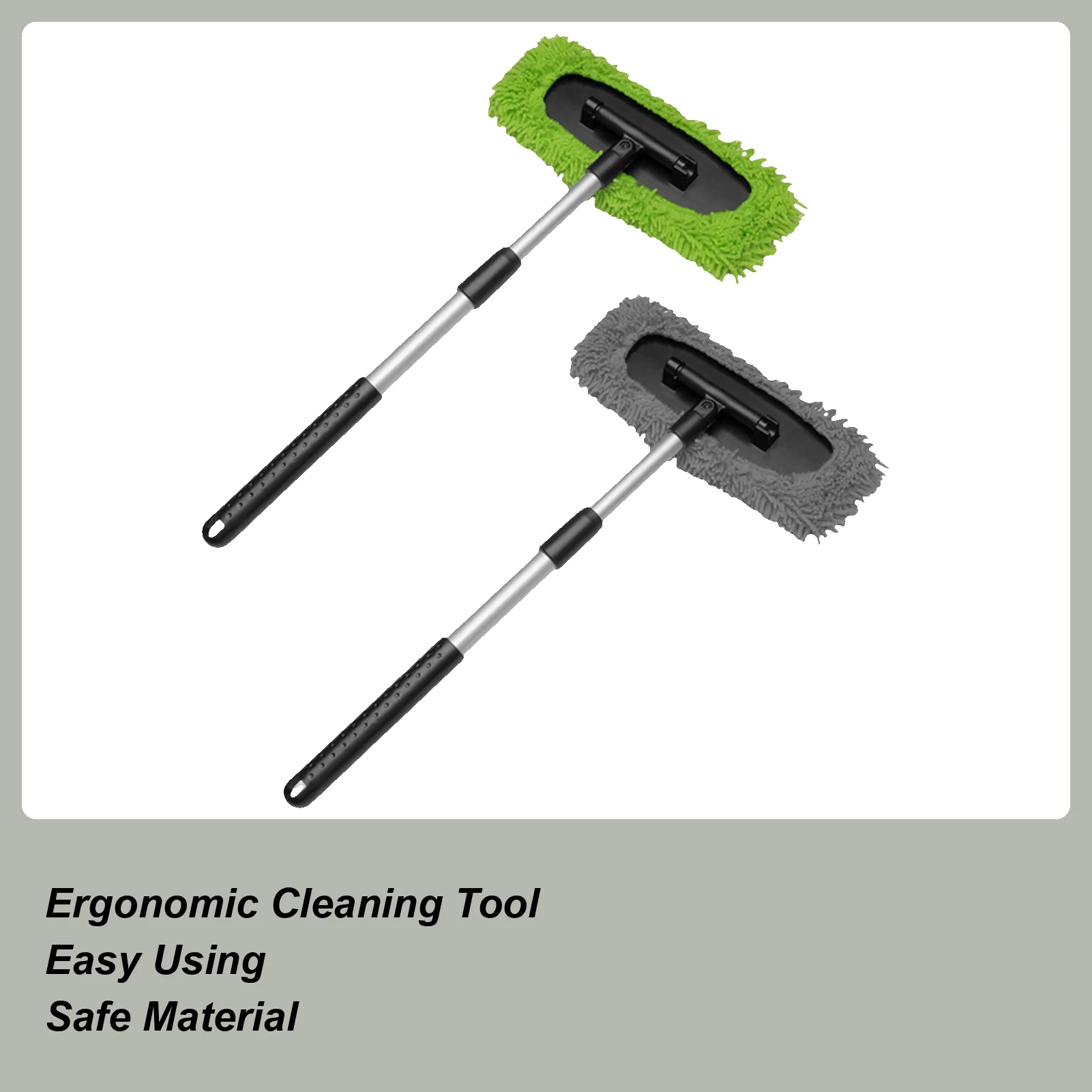 Windshield Cleaner Tool Frost Removal Telescopic Car Mop To Wash Car For Cleaning Wash Glass Automotive Detailing Truck Floors