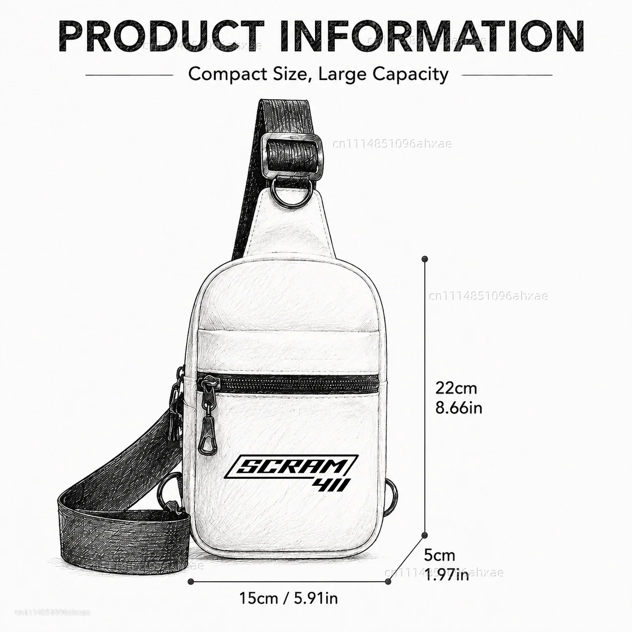 Motorcycle 2In1 Multi-functional Waist Bag Chest Bag Outdoor Travel Bag Waterproof Riding For Royal Enfield Scram 411 2022-2026
