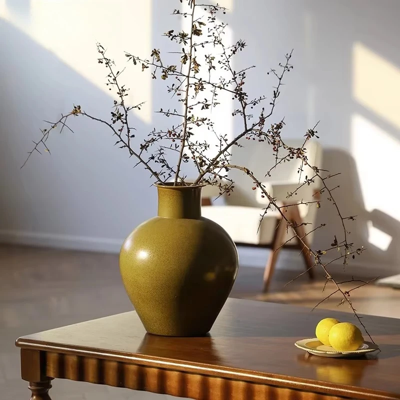 Villa Hotel Wedding Crafts Table Decorative Nordic Vases Stripe Embossed Ceraimc Flower Vase For Home Decor