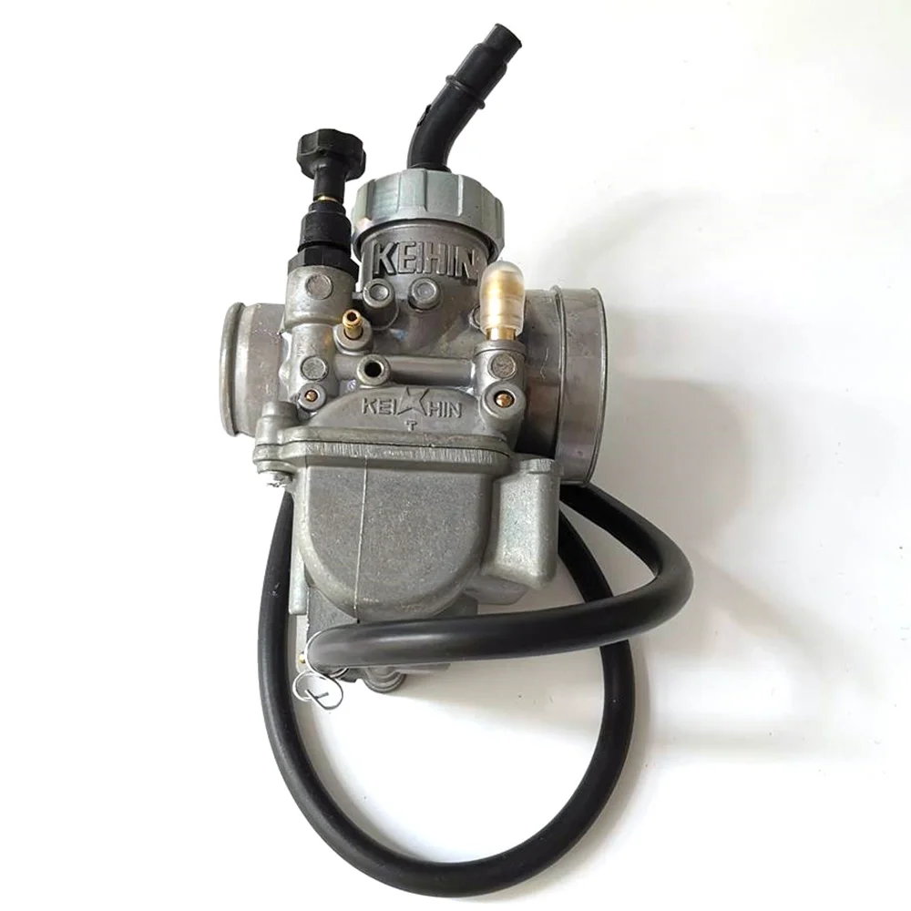 PE24 24mm Manual Flat Slide Performance Carburetor for Minarelli JOG50 JOG90 DIO50 Scooter Moped ATV Dirt Bike