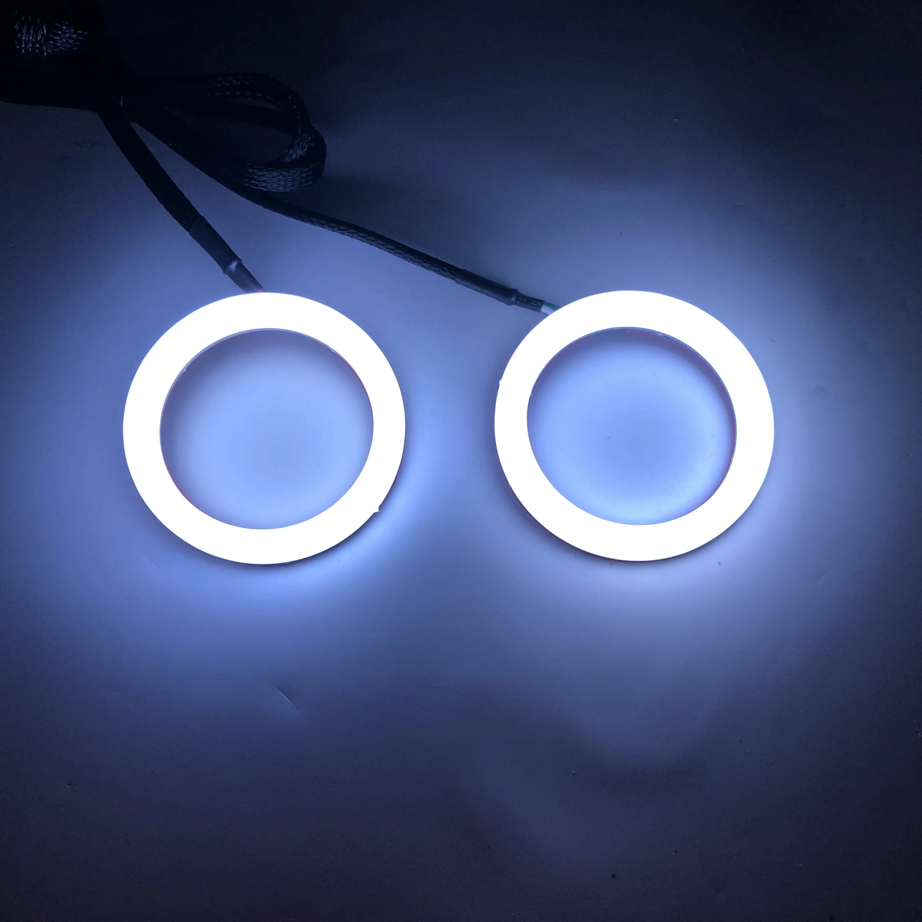 Dream Color SK6812 Addressable LED Headlight Angel Eyes with Cotton Cover New 12V
