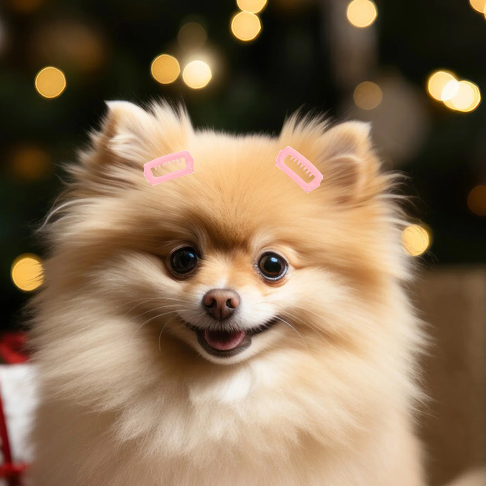 

5pcs Dog Headwear Cat Hair Clips Cute Pins Grooming Barrettes for Dogs Small Pet Hair Accessories Stylish Easy ABS
