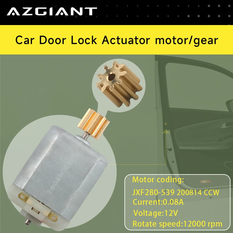 Car Central Door Lock motor JXF280 Gears 9T Disassembly Tool For Peugeot 106 205 309 405 605 New Interior Replacement Parts